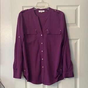 Calvin Klein Deep Purple Blouse